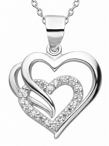 925 silber herzkette kette - 925,
