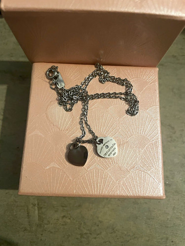 Tiffany halskette silber - &,