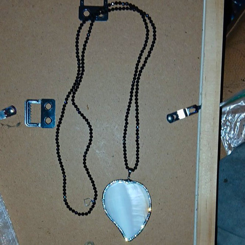 Halskette kugelkette schwarz - kugelkette,