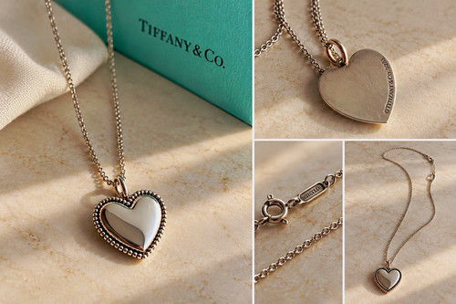 Tiffany herz anhänger - tiffany, &