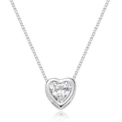 Materia damen kette mit herz - damen,