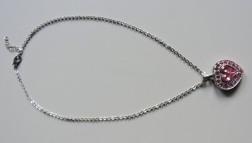Silberfarbene halskette mit - silberfarbene,