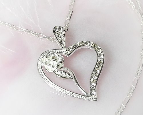 Herz anhänger silber 925 - herz,