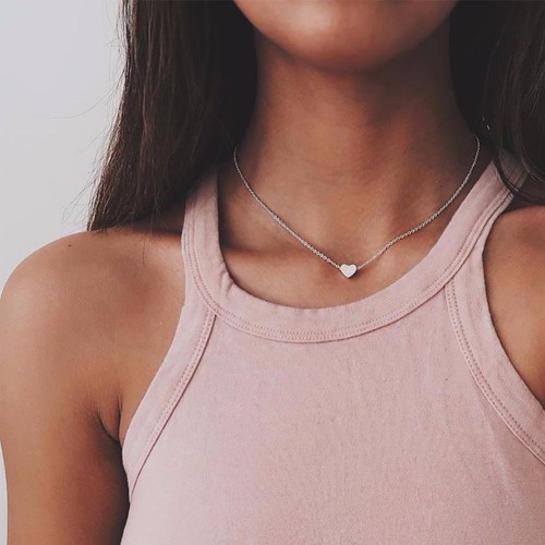 Feine damen halskette herz - damen,