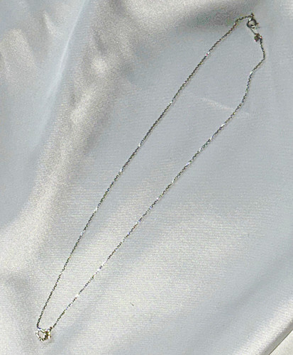 Halskette silberfarben