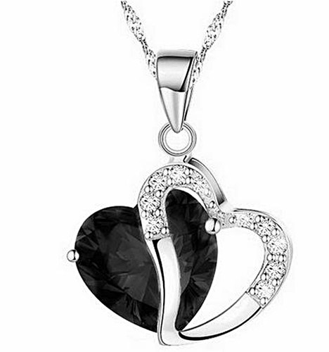 Damen doppel herz anhänger - herz,