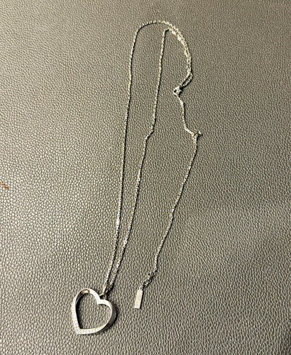 Jette heart halskette - jette, silber