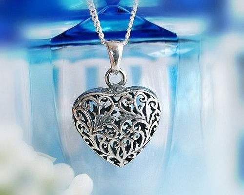 Herz anhänger silber 925 - anhänger,