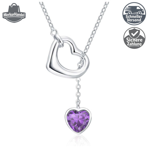 Herz anhänger kette sterling - herz,